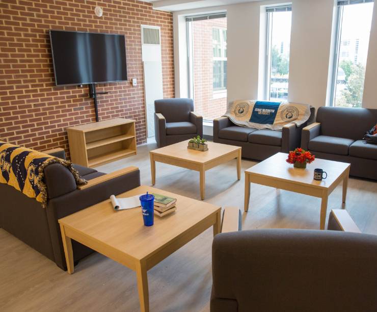 Common area for affinity housing groups in District House.
